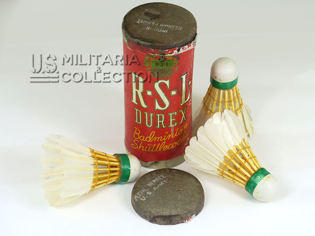 Boite Volants Badminton RSL, Special Service US Army