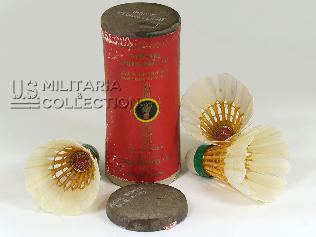 Boite Volants Badminton RSL, Special Service US Army