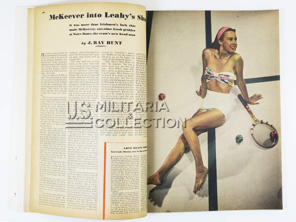 MAGAZINE ESQUIRE, PIN UP ALBERTO VARGAS, octobre 1944
