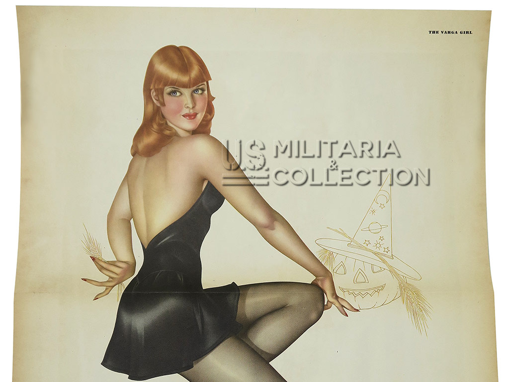 MAGAZINE ESQUIRE, PIN UP ALBERTO VARGAS, octobre 1944