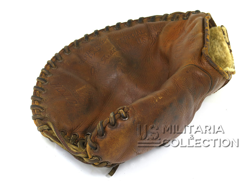 Gant de Baseball WWII, SPECIAL SERVICES, U.S. ARMY, Hutch Cincinnati