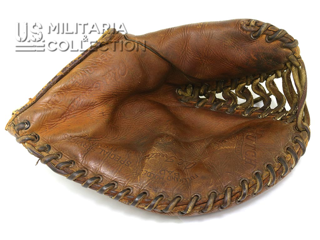 Gant de Baseball WWII, SPECIAL SERVICES, U.S. ARMY, Hutch Cincinnati