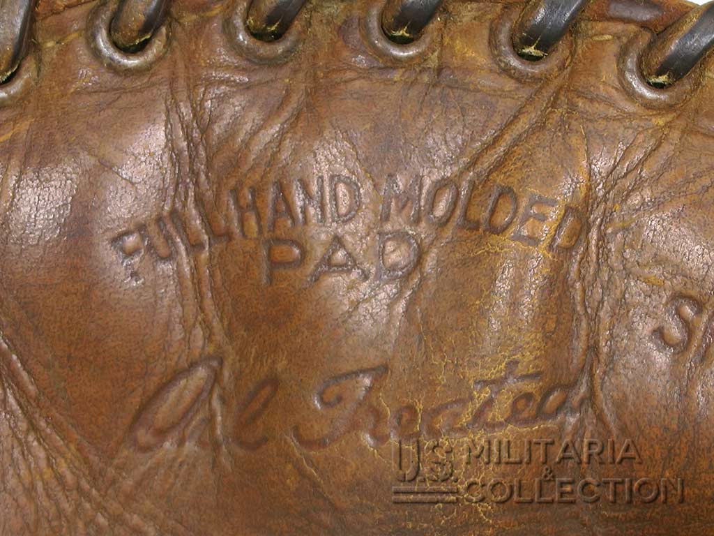 Gant de Baseball WWII, SPECIAL SERVICES, U.S. ARMY, Hutch Cincinnati
