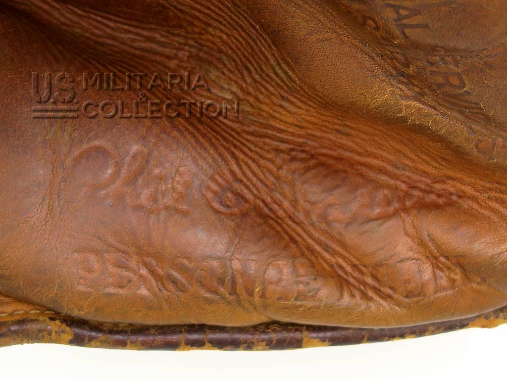 Gant de Baseball WWII, SPECIAL SERVICES, U.S. ARMY, Hutch Cincinnati