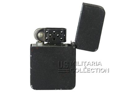 briquet tempête US WWII, black crackle finish, Jan Products Co.