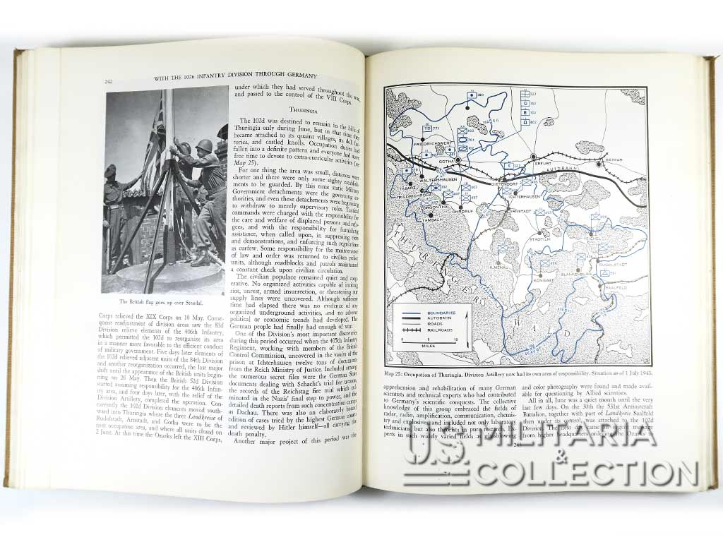 livre With the 102d Infantry Division Through Germany
