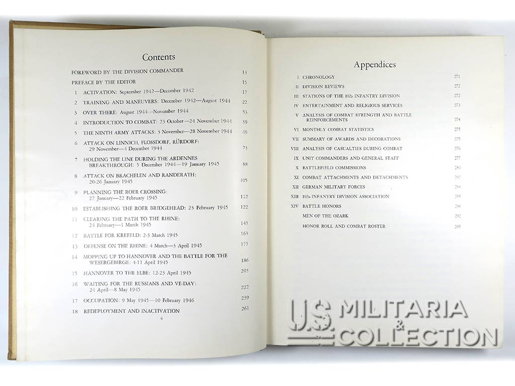 livre With the 102d Infantry Division Through Germany