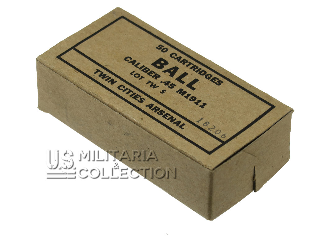 Boîte de cartouches Colt 1911 .45 US WW2