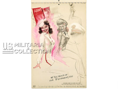Calendrier Pin-up Fort Benning 1944