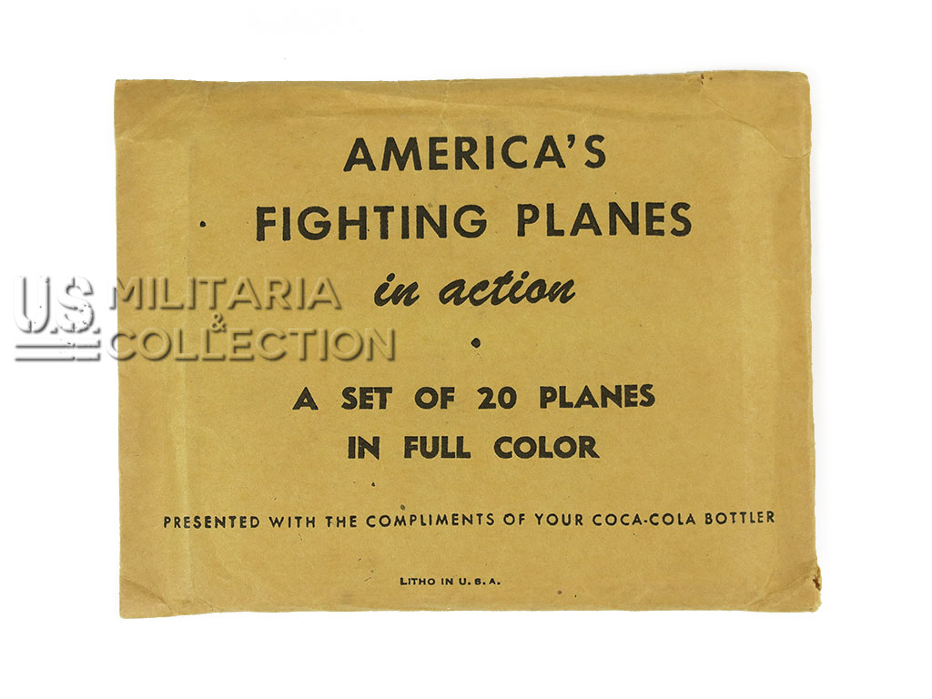 Cartes Coca-Cola WW2, America’s Fighting Planes in action