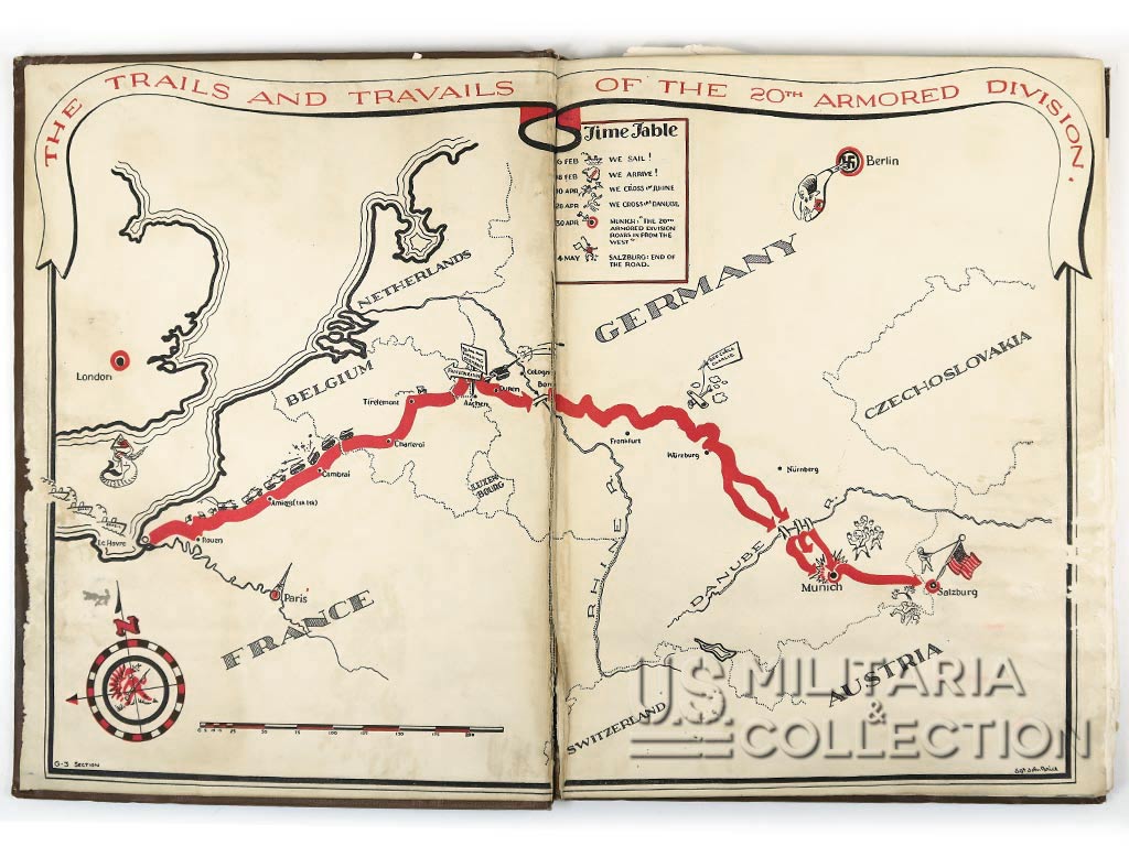 Livre 20ᵉ division blindée américaine en ETO WW2