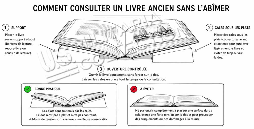 Consulter un livre sans l'abimer