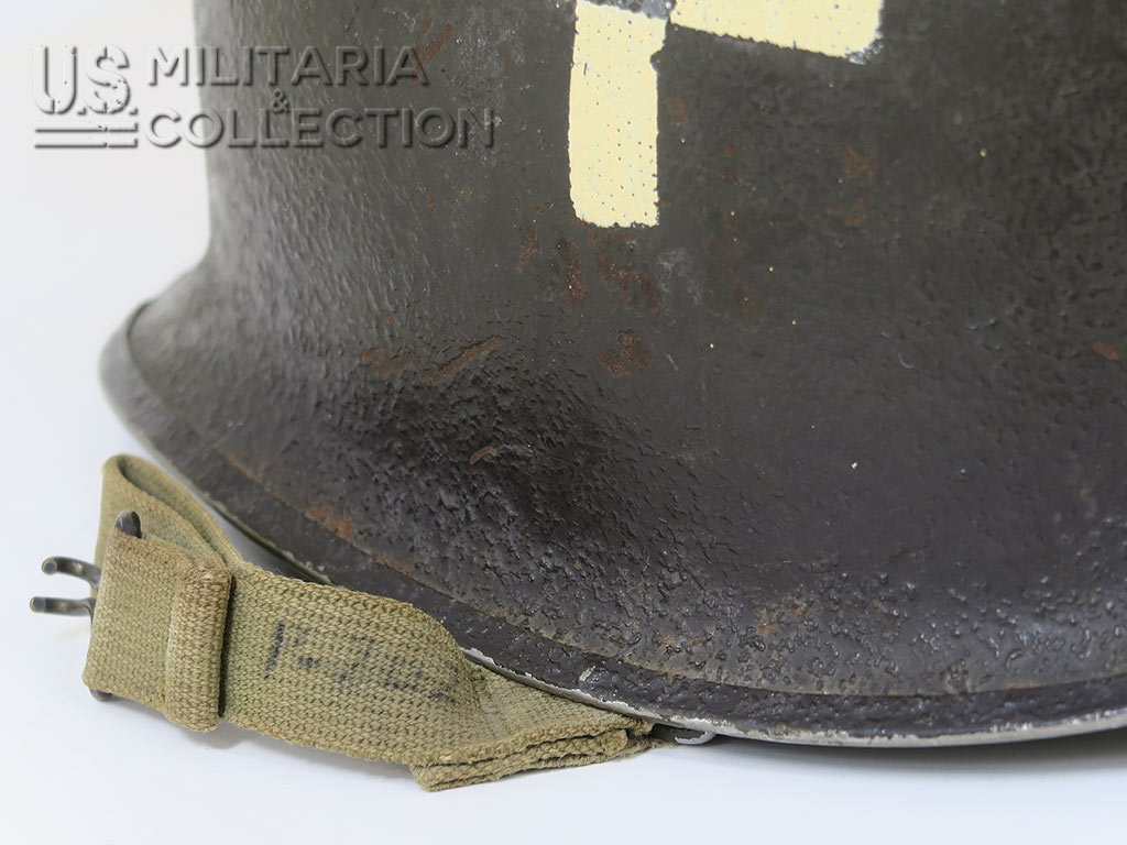 Marquage matricule sur jugulaire casque M1