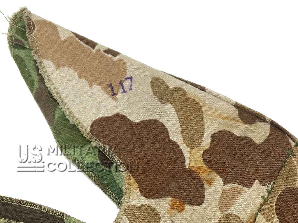 Détail couture couvre-casque casque M1