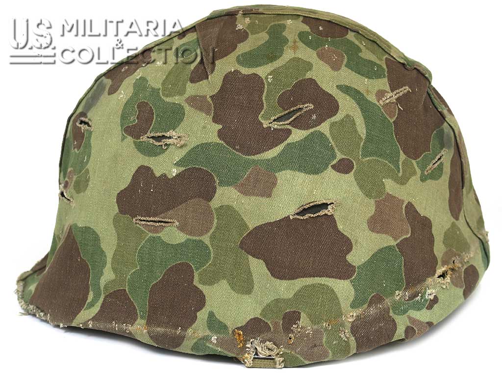 Vue latérale couvre-casque camouflé US Marine Corps
