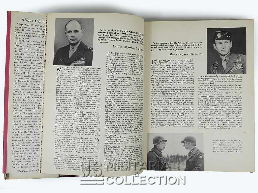 Généraux Ridgway et Gavin, 82nd Airborne Division