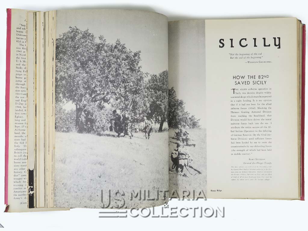 Campagne de Sicile, parachutistes américains WW2