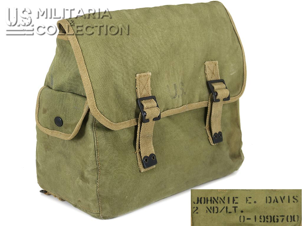 Musette M1936 British Made nominative d'officier WW2