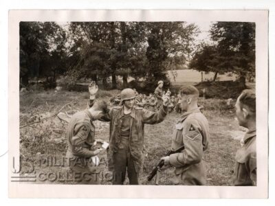 Photo combat secteur Caen Normandie 1944