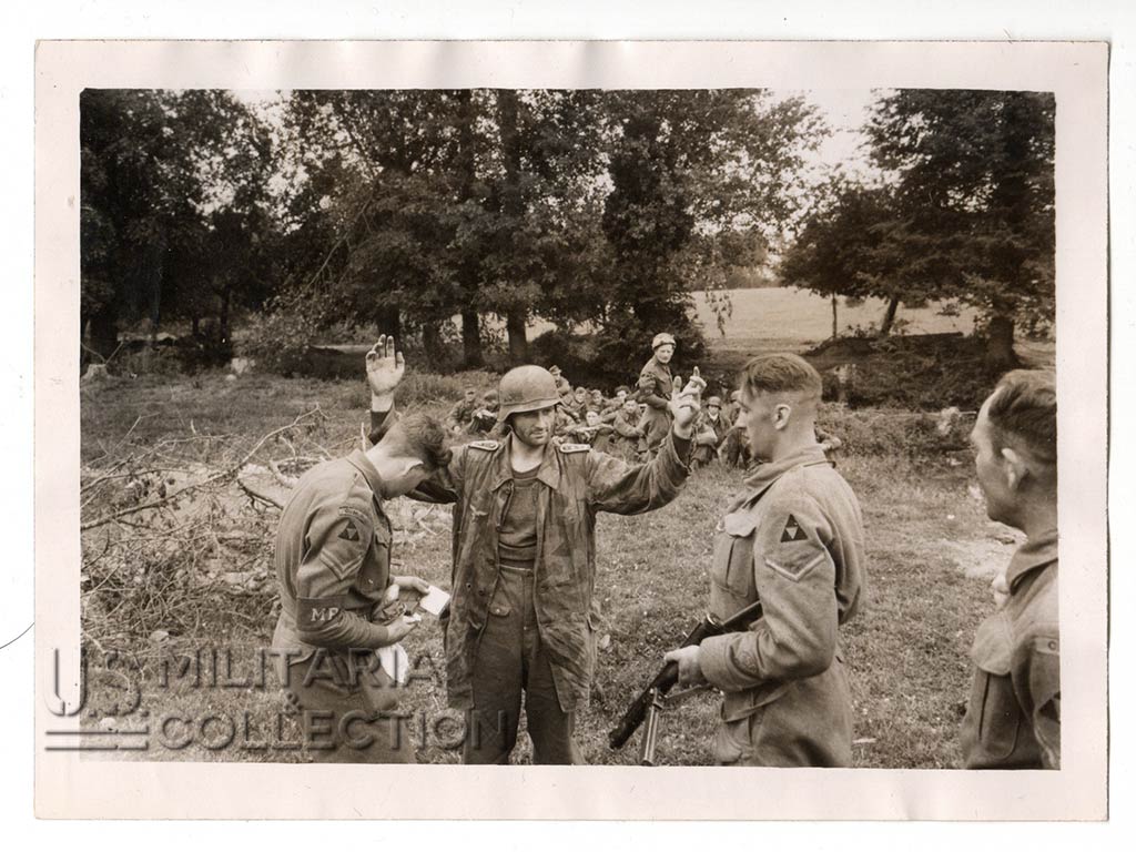 Photo combat secteur Caen Normandie 1944