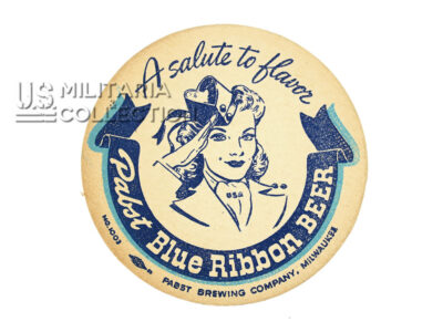 Sous-verre Victory Pabst Blue Ribbon WW2