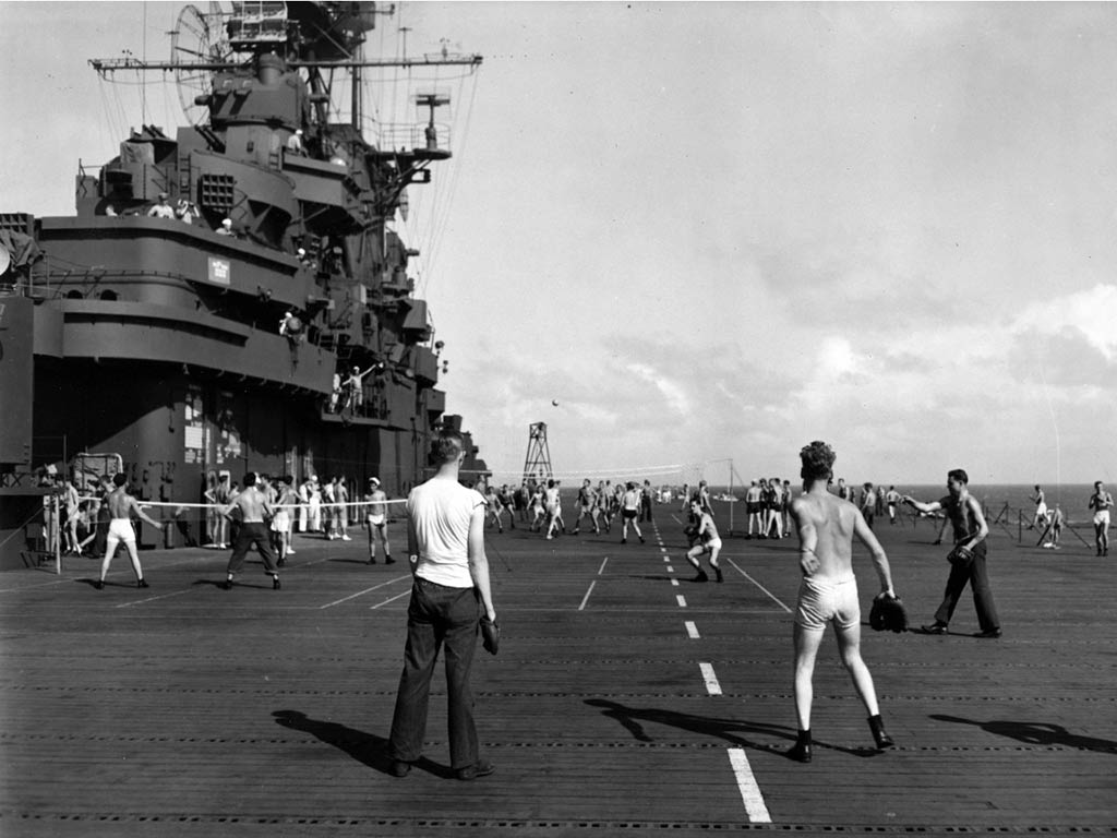 Le softball et le baseball dans l'US Navy