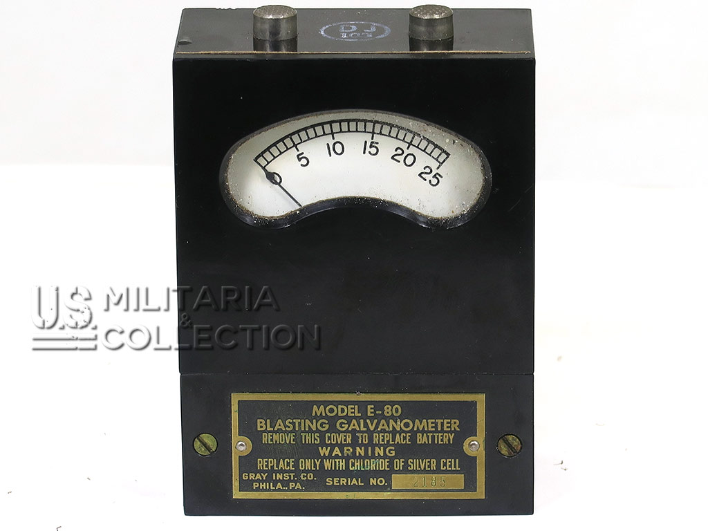Blasting Galvanometer model E-80 Gray Instrument – US Army