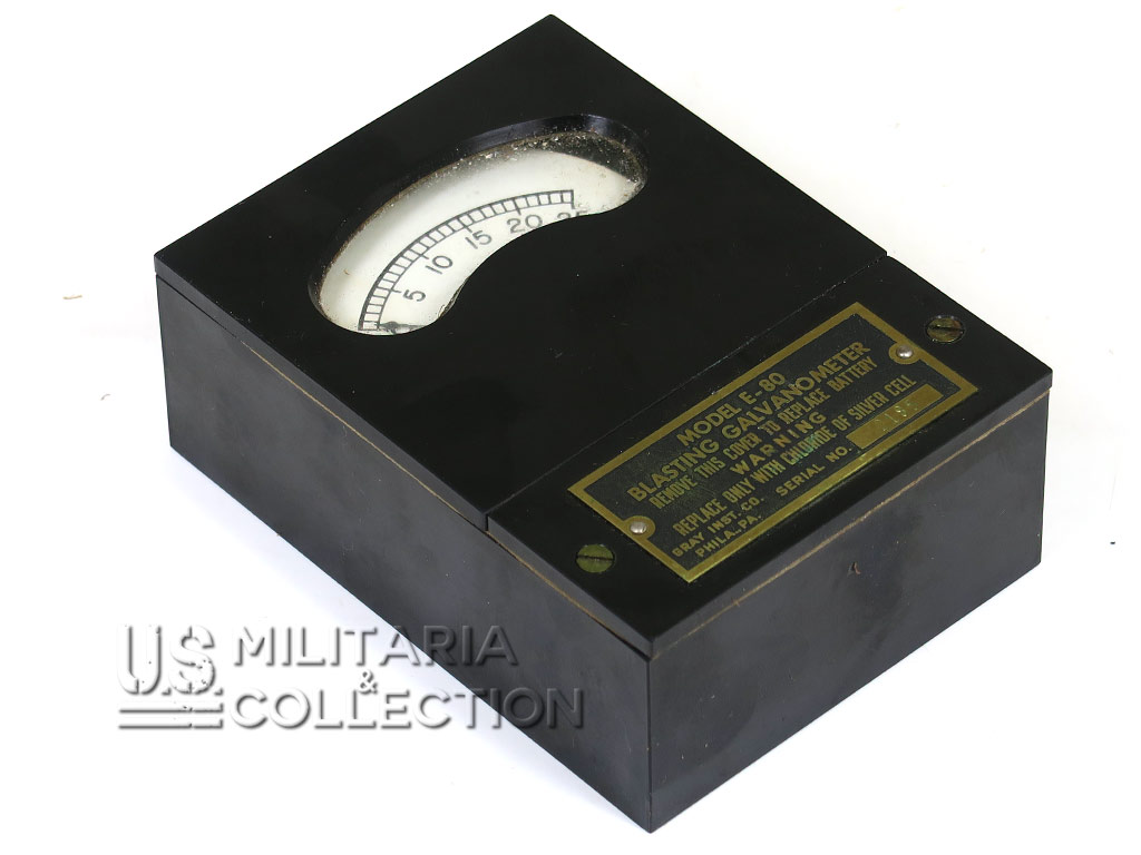 Blasting Galvanometer model E-80 Gray Instrument – US Army