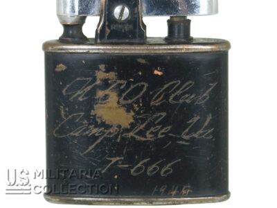 Gravure Camp Lee sur briquet Ronson