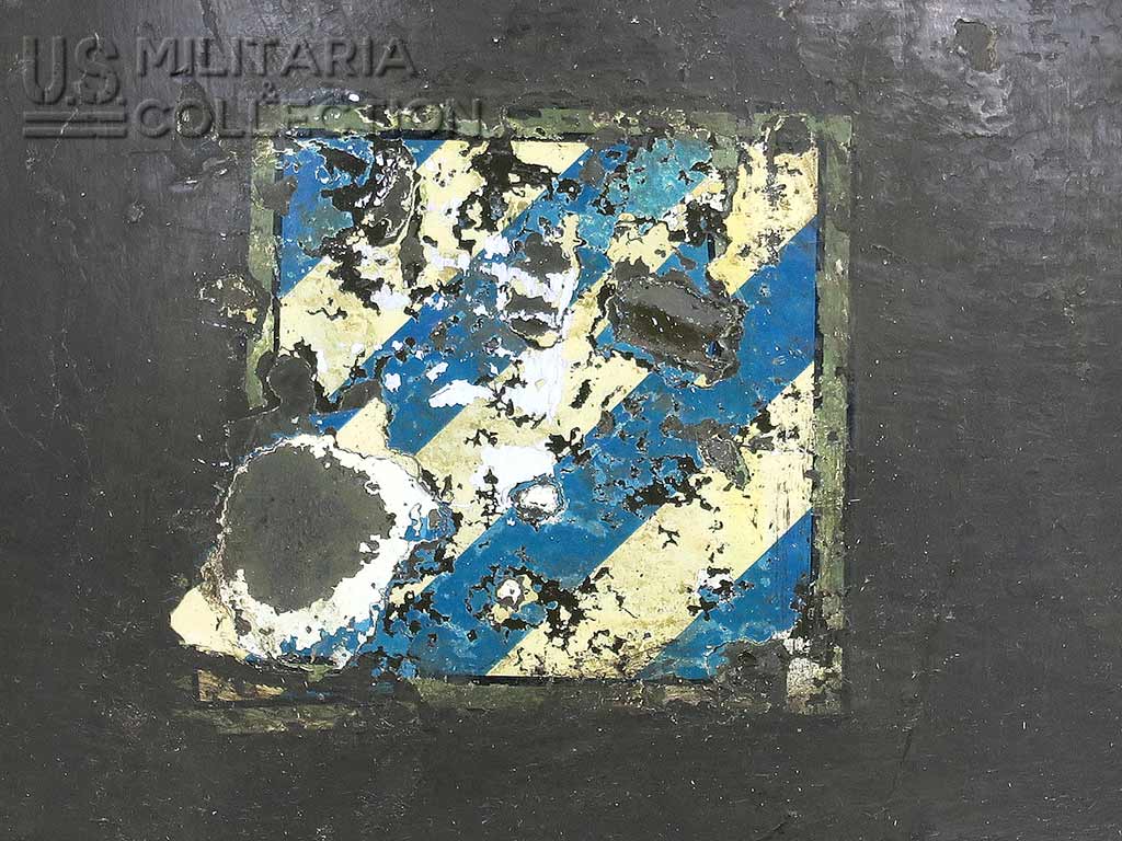 Détail insigne de la 3rd Infantry Division sur casque M1