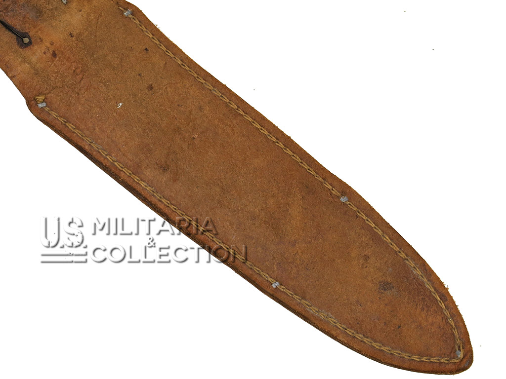Dos du fourreau en cuir origine WW2
