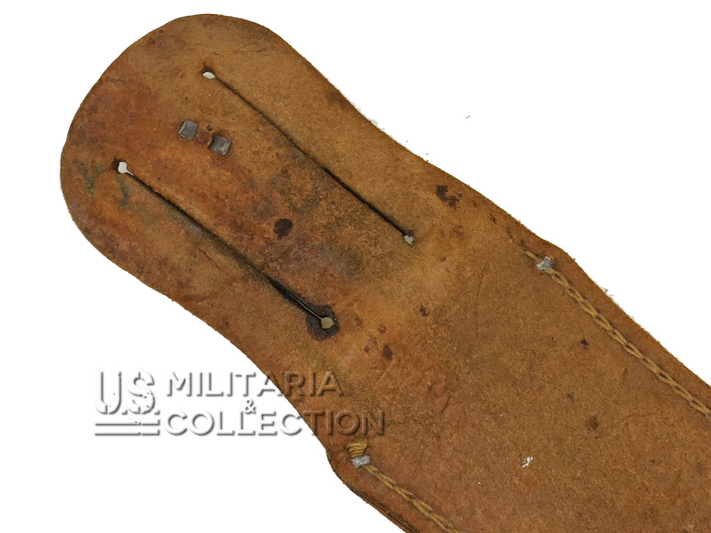 Dos du fourreau en cuir origine WW2