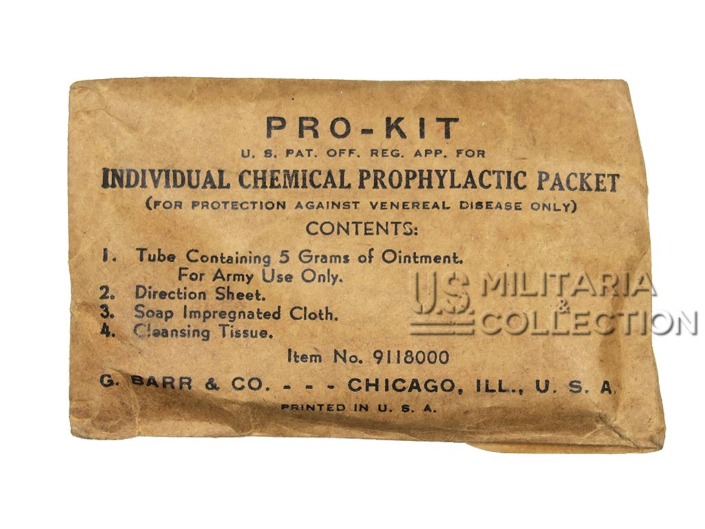 Kit prophylactique US Army, PRO-KIT