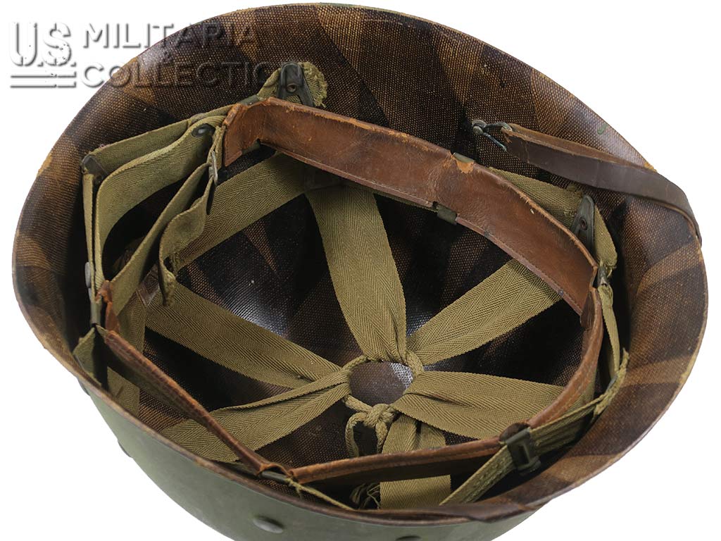 Détail intérieur du liner de casque M1