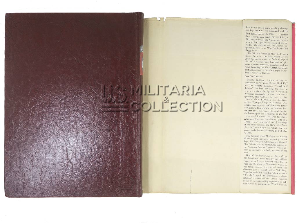 Livre Saga of the All American, 82nd Airborne Division original