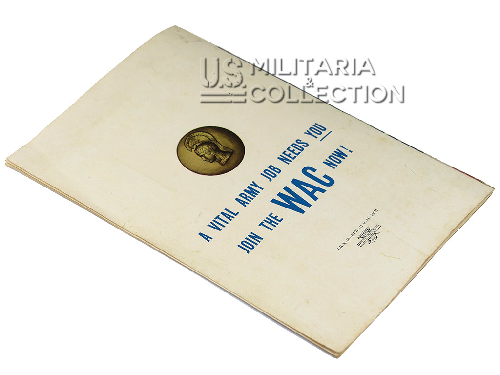Brochure WAC de recrutement datée de 1943