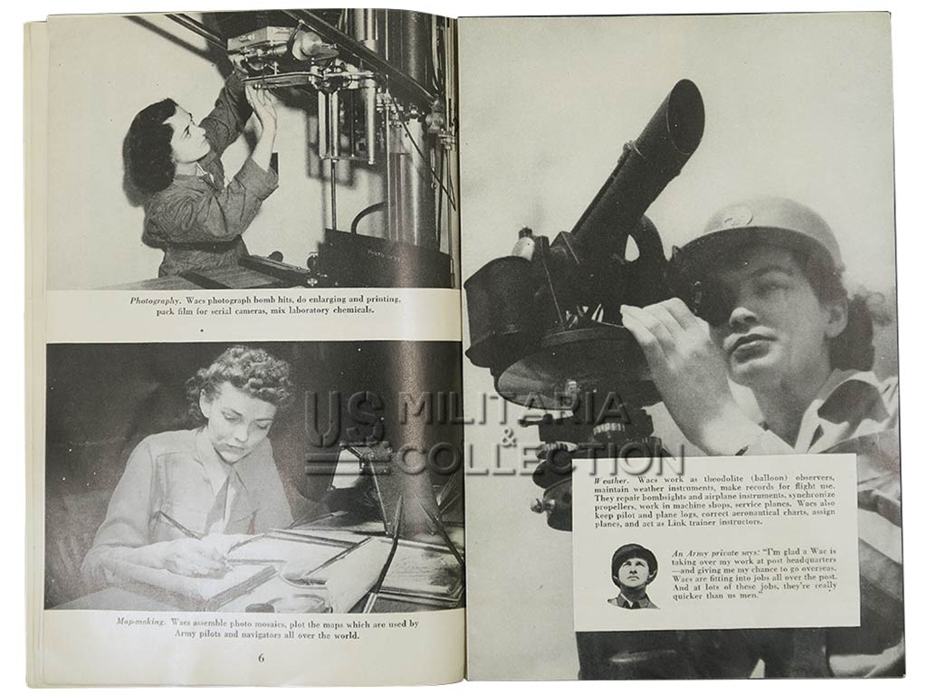Emplois des WAC dans l’US Army en 1943