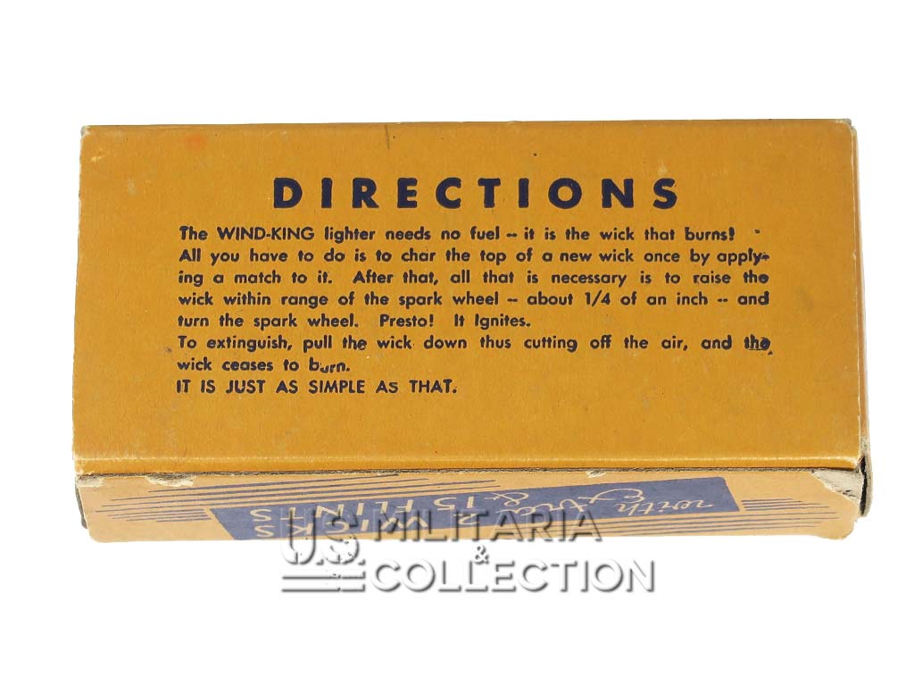 Briquet, Wind-King, Foxhole Lighter, US WW2