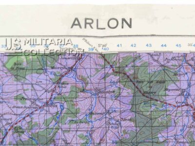 Carte d’Arlon bataille des Ardennes