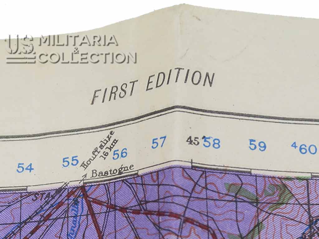 Carte d’Arlon première édition 1943