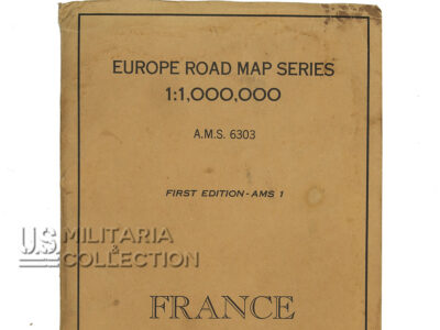 Carte US Army France 1944 Europe Road Map Series