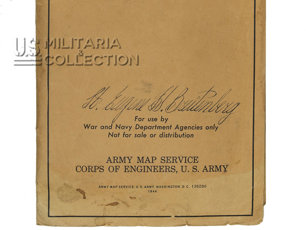 Carte nominative US Army France 1944