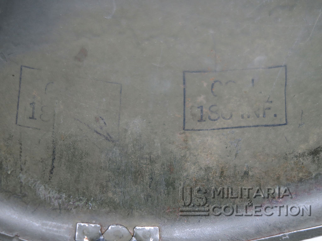 Marquages intérieurs casque M1 officier