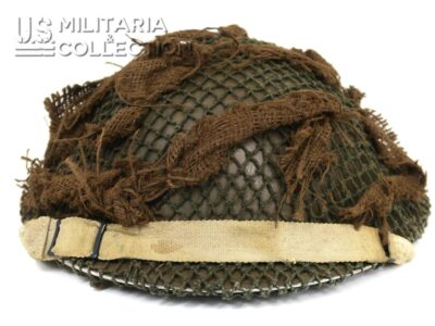 Casque Mk II canadien avec filet de camouflage