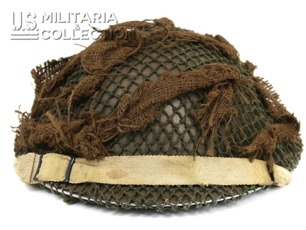 Casque Mk II canadien avec filet de camouflage
