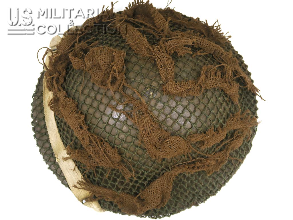 Dessus du casque Mk II et filet de camouflage