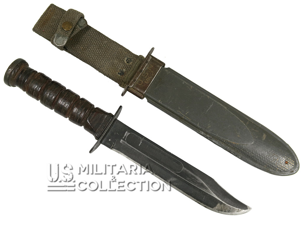 Couteau USN MK2 Robeson avec fourreau