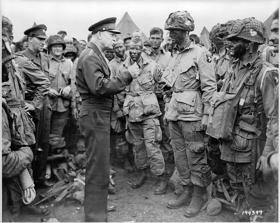 Eisenhower et 101st Airborne Division – 5 juin 1944