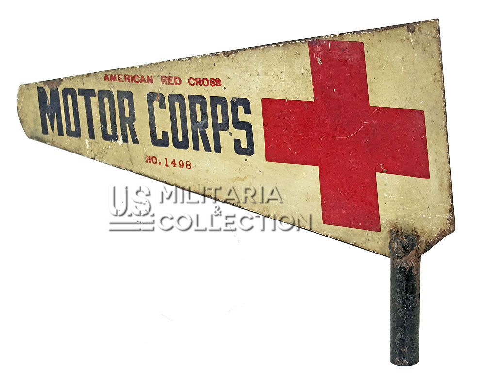 Fanion American Red Cross Motor Corps, face arrière