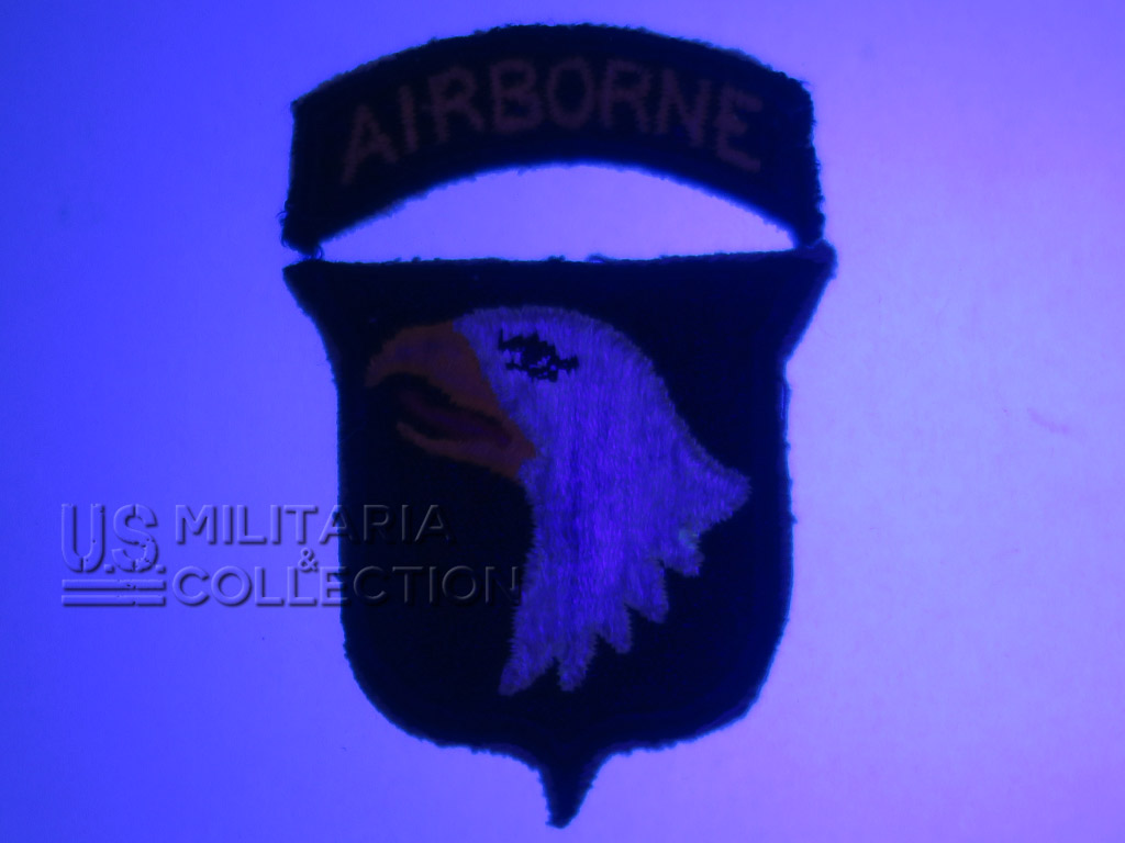 Patch 101st Airborne Division Type 14 – test UV recto